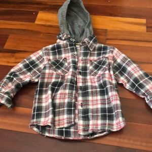 24mont Levi’s hooded flannel